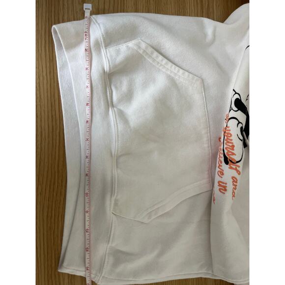 Disney Mickey Mouse Hooded Pullover Sweatshirt Embroidery Front Back Vintage XXS - Picture 14 of 16